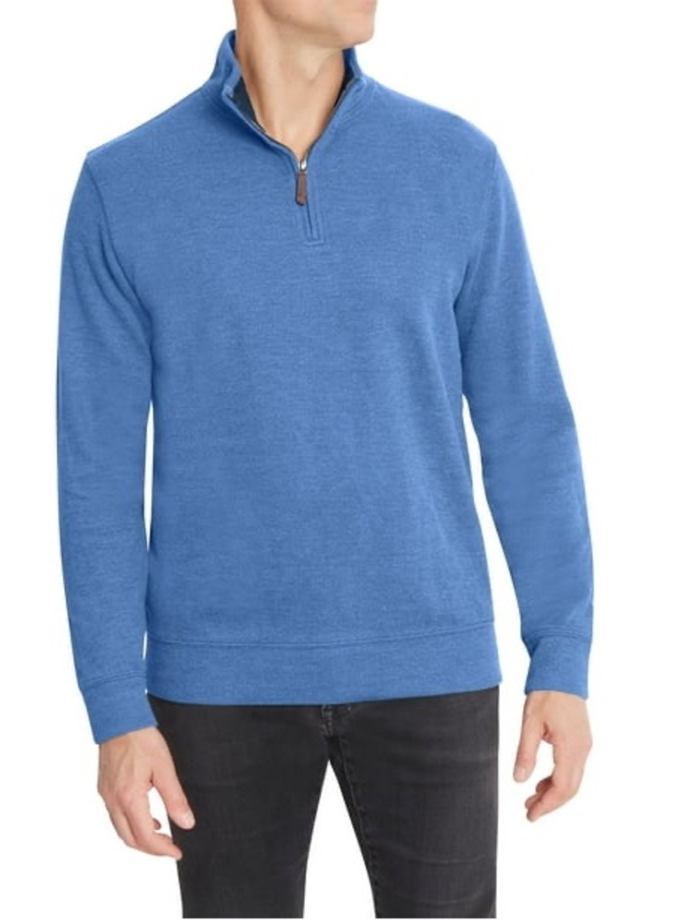 NWT Lands' End Men's Rib Quarter Zip Pullover Size XL